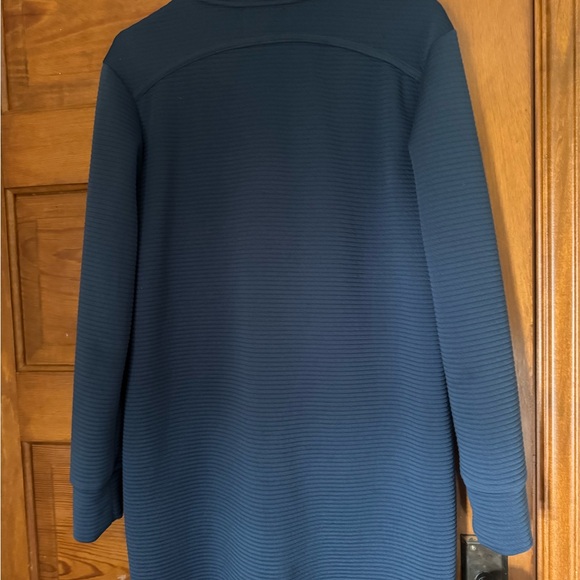 MPG Deep Blue Ribbed Jacket - Picture 2 of 4